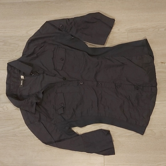 Roots Gray Blue Shirt - Picture 1 of 5